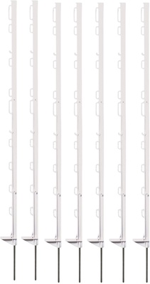 Pack 50 Unidades Poste Pastor Plastico Blanco 105 cm